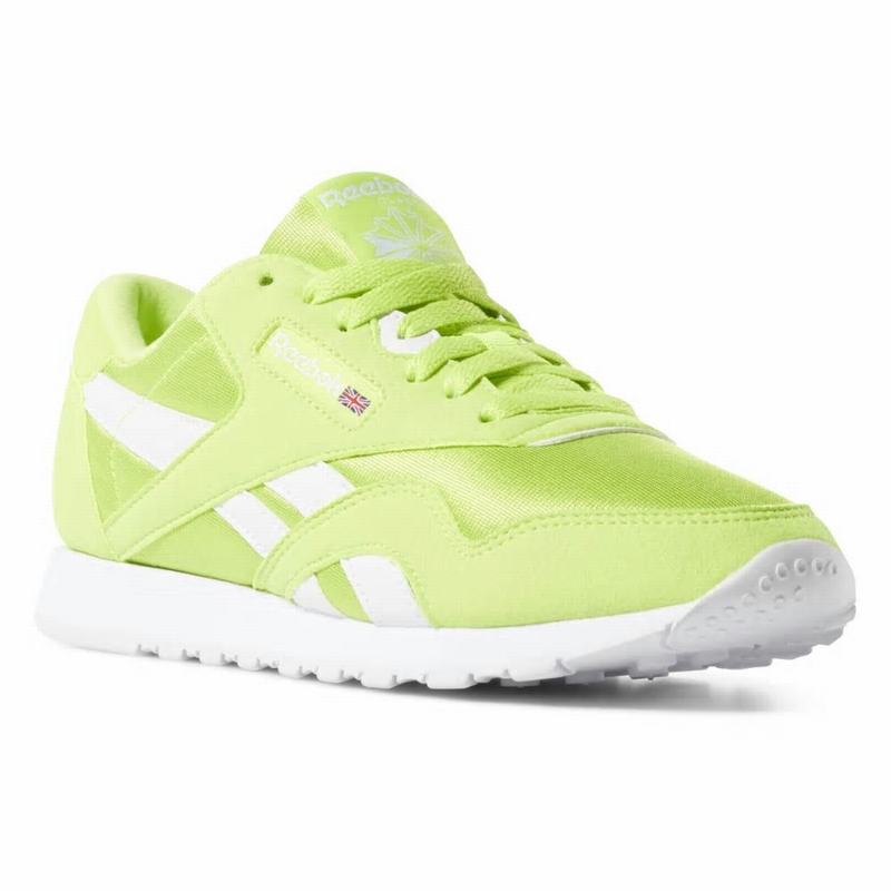 Tenisi Reebok Classic Nylon Color Dama Verzi Deschis/Albi Romania OT7459XL